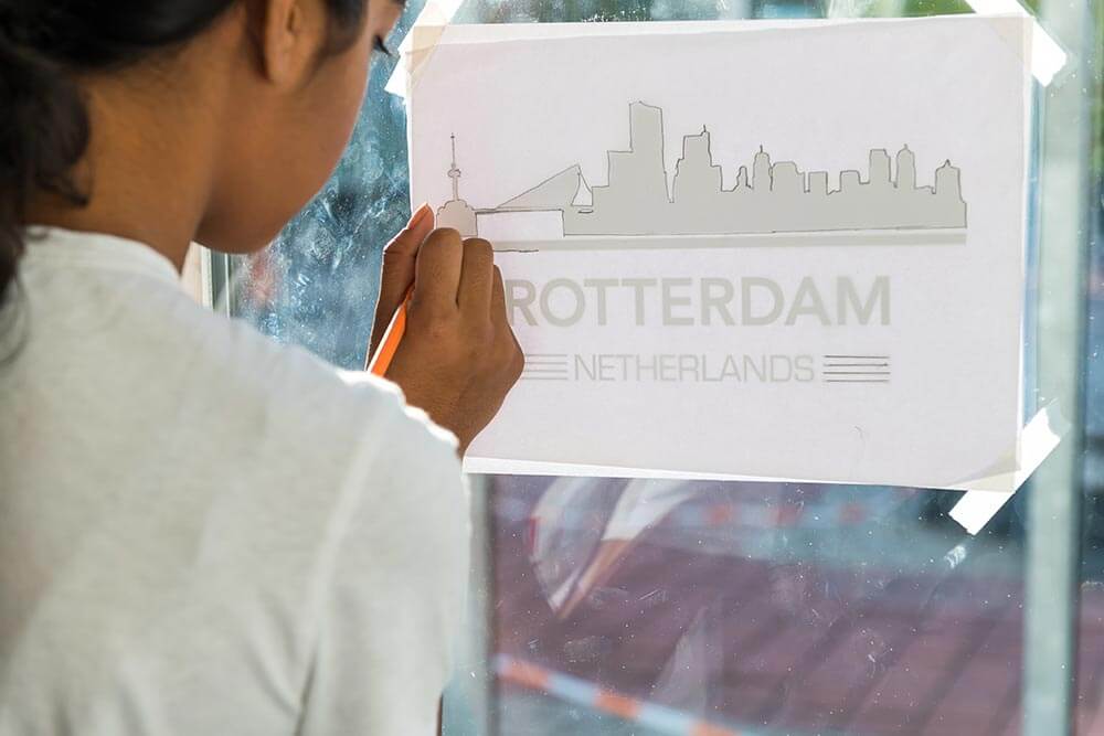 Tekening Rotterdam